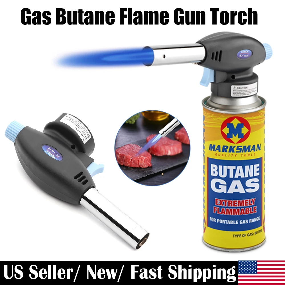 Газовый сварочный фонарь Flamethrower Бутановая горелка автоматическое зажигание
