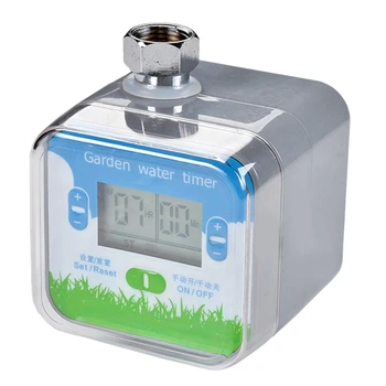 

Automatic Electronic Irrigation Controller System Home LCD Garden Drip Timer