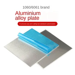 Plaque Plate en aluminium 1060, 0.2/0.5/1/2/3/4/5/6/8/10mm, pièces de machines, en aluminium pur, application électrique personnalisable 