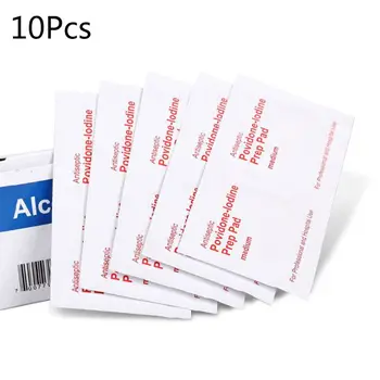 

10pcs Disposable Hand Cleaning Prep Pads Wet Wipes Disposable Disinfection