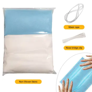 

DIY Disposable Mask Material Suit Mask Rope Elastic Band Ear Rope Elastic Homemade Dust-proof Safety Breathable