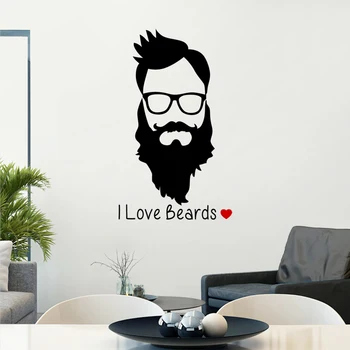 

Barbershop Sticker Bread Decal Customized Vinyl Wall Art Decor Windows Decoration Haircut Shavers Glass Barber Shop Decals