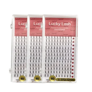 

3pcs wholesale wide fans glue Bonded Premade eyelash 3d/4d/5d/6d Eyelashes Pre made Volume Eyelash Extension, individual eyelash