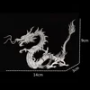 Microworld 3D Metal Puzzle Chinese Zodiac Dragon Model Kits DIY Laser Cut Assemble Jigsaw Toys Birthday Gifts For Adult Teen Kid 4