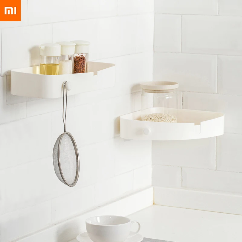 Новый Xiaomi Ванная Кухня Офис полка хранения аксессуары органайзер для шампуня
