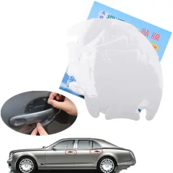

4pcs Universal Car Door Handle Protection Film Auto Invisible Scratch Resistant Sticker Scratch Vinyl Protective Film