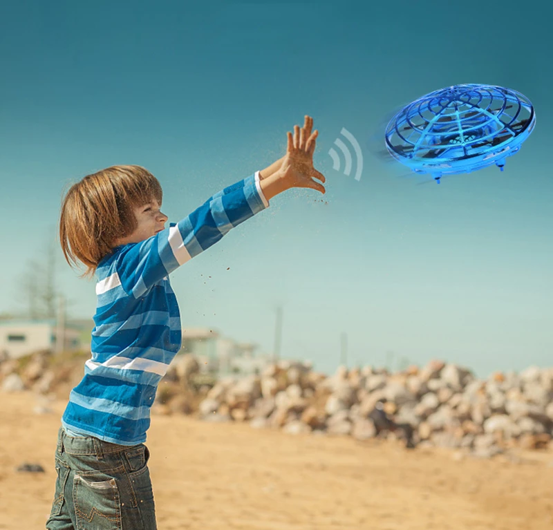 

Flying helicopter drone UFO mini induction aircraft resistant to falling remote control aircraft four-axis aircraft kid's toys