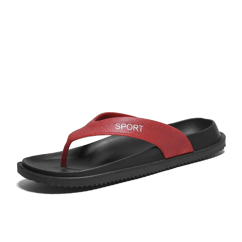 

Genuine Leather Men Summer Flip-flops Korean-style Cool Trend Slippers Thick Bottomed Cool Anti-slip Outer Wear Sandals