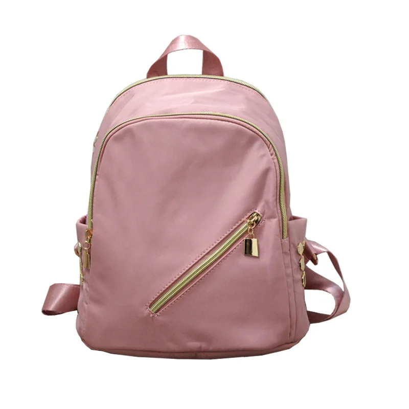 

Waterproof Oxford Cloth Small Backpack Riveted Double Layer Large Capacity Casual Backpack
