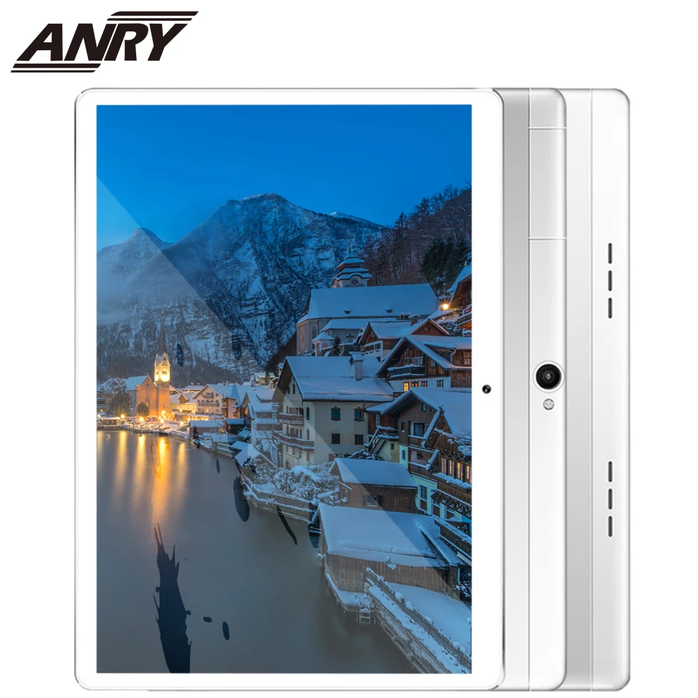 ANRY 4G Tablet 10 Inch New Design Tablet Pc Android 7.0 Octa Core LTE Mobile Phone Call Dual SIM WiFi 2MP+5MP Dual Cameras