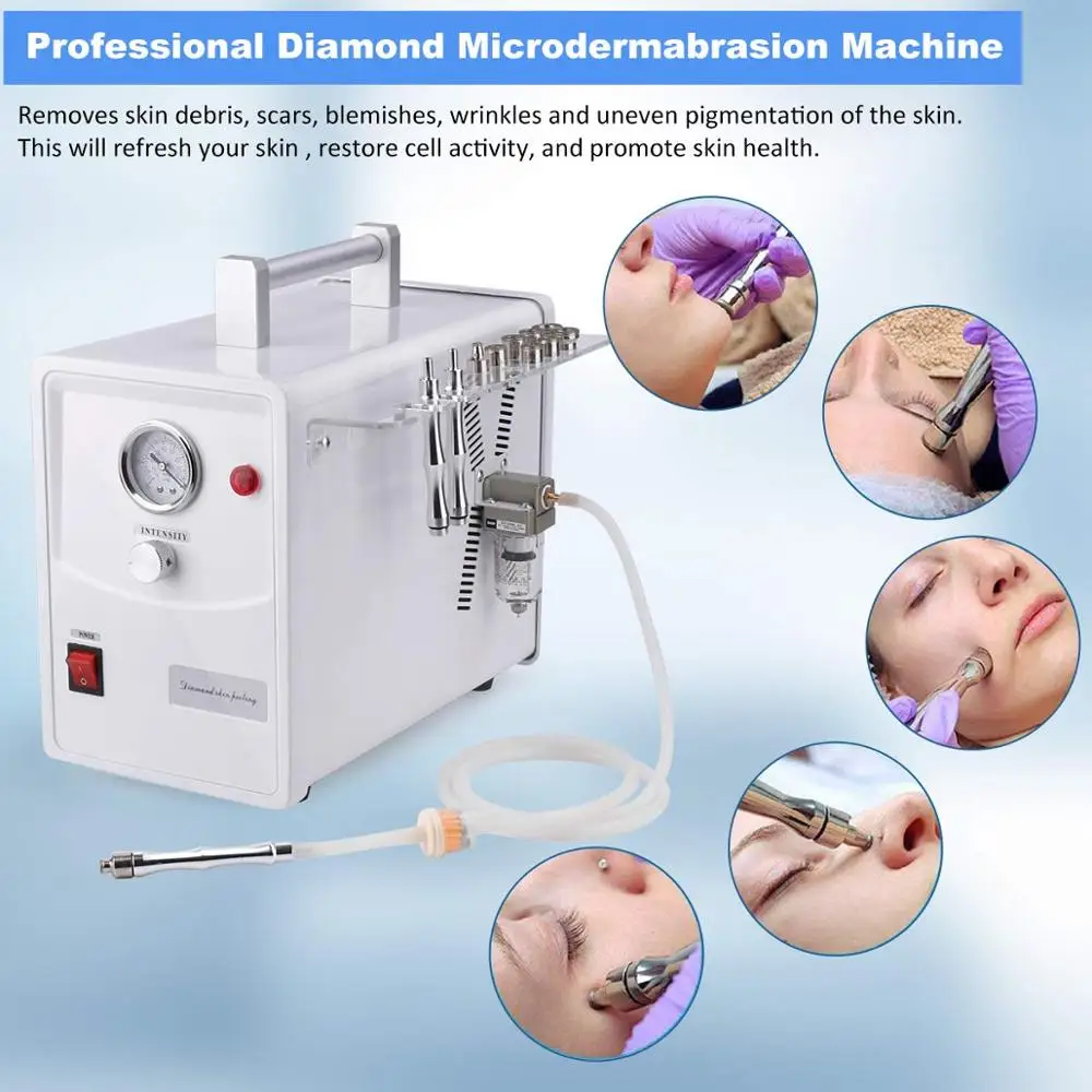 Professional Diamond Microdermabrasion Machine Beauty Equipment for Facial Peeling Portable Spa Healthy Beautiful Skin Tightning 3