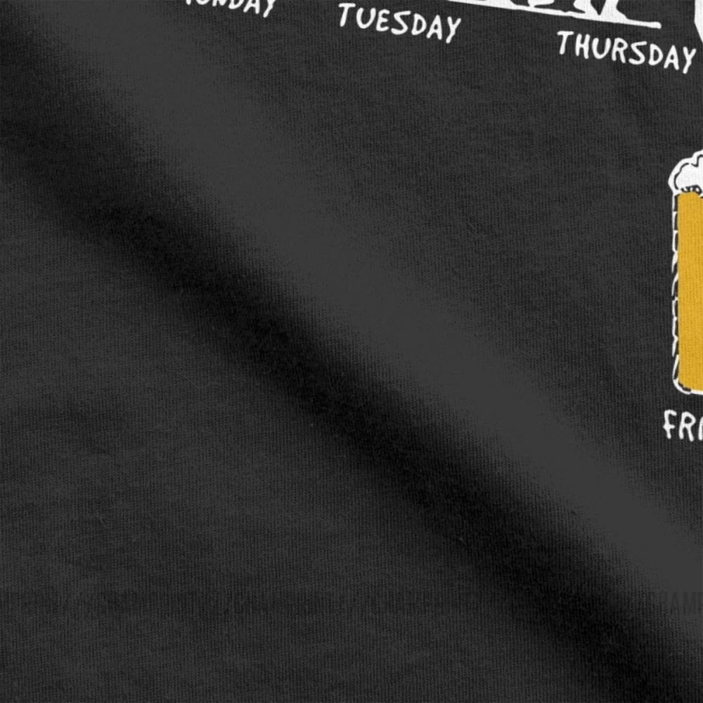 Мужские футболки с надписью «Week Craft Beer», одежда из хлопка, Забавные футболки с коротким рукавом и круглым воротником, футболки больших размеров