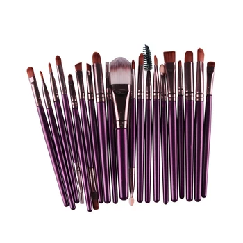 

20 Pcs Multi-function Professional Makeup Brushes Premium Nylon Bristle Cosmetic Brushes Portable Long Handle Makeup Brush Set