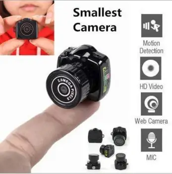 

Y2000 720P Mini Super Micro HD CMOS 2.0 méga Pixel poche vidéo Audio appareil photo numérique Mini caméscope DV DVR enregistreur