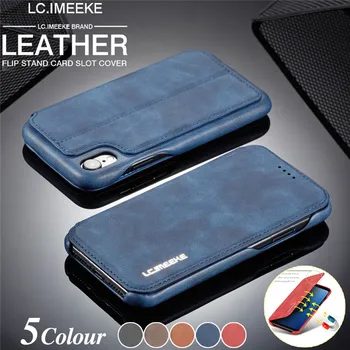 

Magnetic Leather Case for iPhone SE 2020 XR XS 11 Pro Max 8 7 6 6S Plus Wallet Card Cover for Samsung S20 Ultra S10 S9 S8 Cases