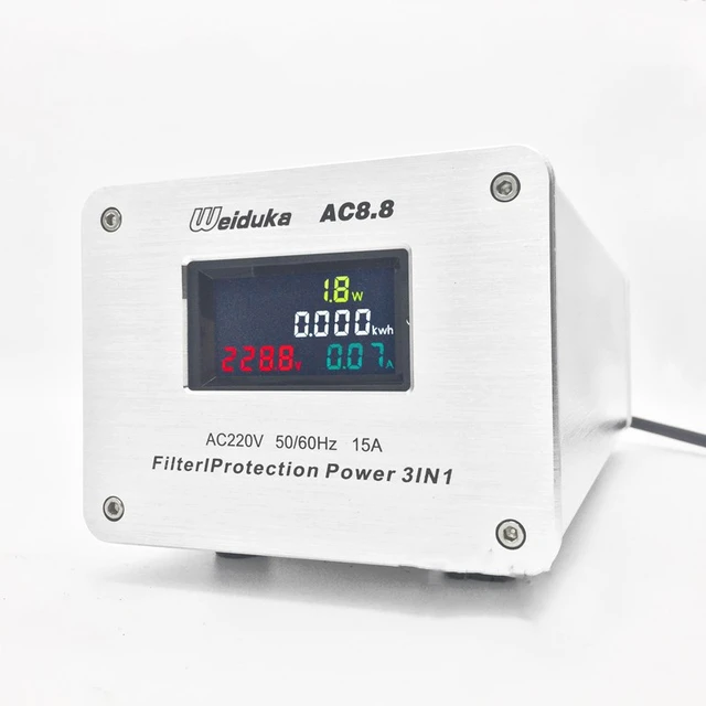 新しいweiduaac8.8ハイエンドオーディオノイズフィルター、3000W電源 