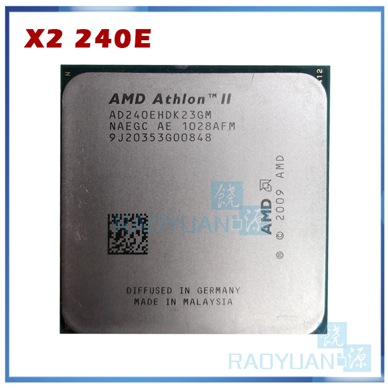 Двухъядерный процессор AMD Athlon X2 240e 240E 2 8 ГГц AD240EHDK23GM AD240EHDK23GQ разъем AM3 938pin |