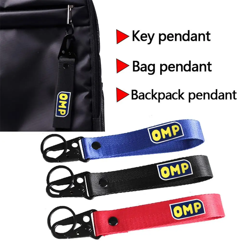 

1 Pcs Fashion Motorcycle Cars Keychain Embroidery Real Men Like Curves Keyring Key Fobs OMP Jewelry Backpack Key Chain