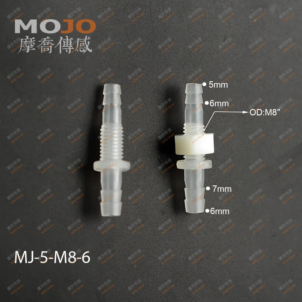MJ-5-M8-6 Straght Тип колючие соединители водяного шланга M8 резьба(10 шт./лот