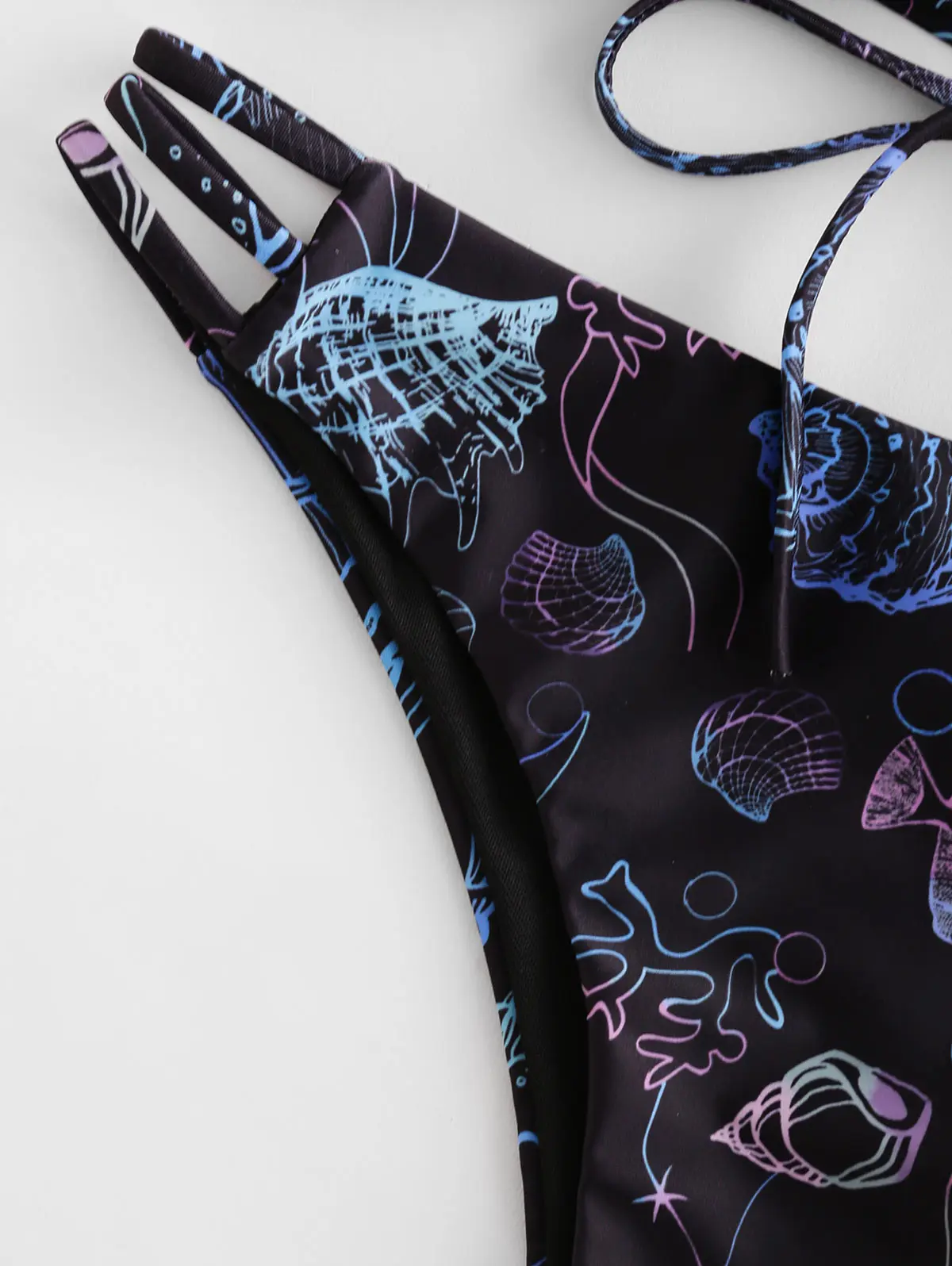 ZAFUL Jellyfish Print Criss Cross Bikini Swimsuit Women Spaghetti Straps Bikini Sets Padded Two Piece Swimsuit Summer 2020 Beach ZAFUL Jellyfish Print Criss Cross Bikini Swimsuit Women Spaghetti Straps Bikini Sets Padded Two Piece Swimsuit Summer 2020 Beach