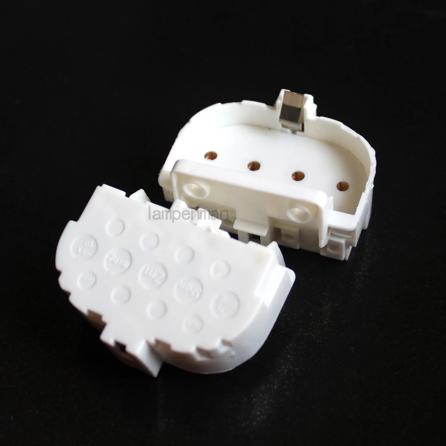 2G11 Socket Base 2G11 Lamp holder adapter Converter Holder 4pin high quality white