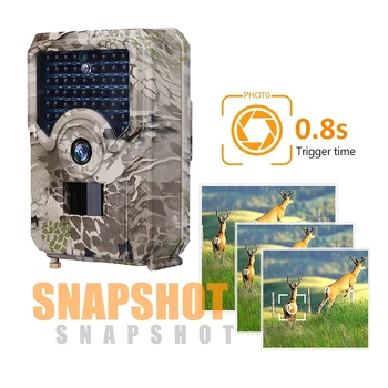 

PR-200 Outdoor Hunt-ing Trial Camera Scouting Video Camera Adopted Sensitive PIR Infrared Sensor 1080P Outdoor Camera