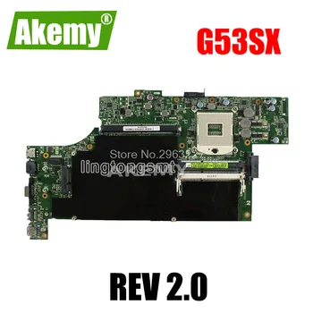 

G53SX Motherboard REV2.0 For Asus G53SX G53SW G53S Laptop motherboard G53SX Mainboard G53SX Motherboard test 100% OK
