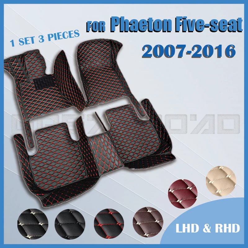 

Car floor mats for Volkswagen Phaeton FIVE-SEAT 2007 2008 2009 2010 2011 2012 2013 2014 2015 2016 Custom auto foot Pads