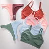 Women Bra Tops Set Sexy Thongs Panties Set Wireless Bra Ultra-thin Bralette Seamless Underwear Suit Fitness Female Crop Tops ► Photo 1/6