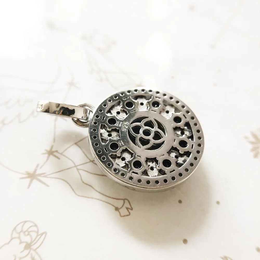 Pendant Black Ornament,2019 Brand New Glam 925 Sterling Silver Jewelry Europe Style Fashion Accessorie Gift For Soul Woman - Image 5