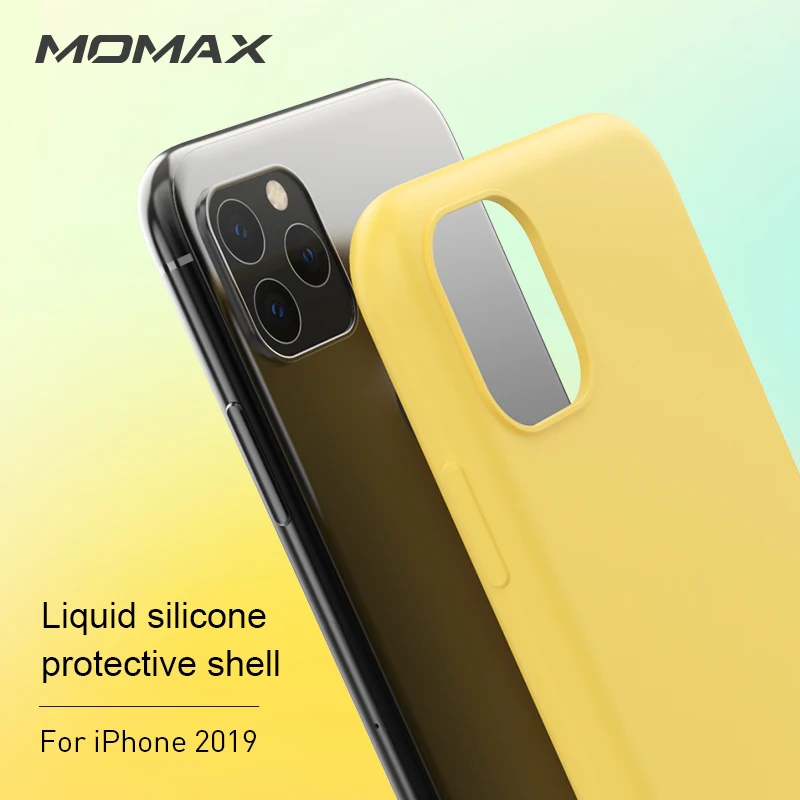 MOMAX Новый ios Phone 5 8-2019 жидкий силиконовый чехол для нового 11/11 pro/11 pro Max полная защита