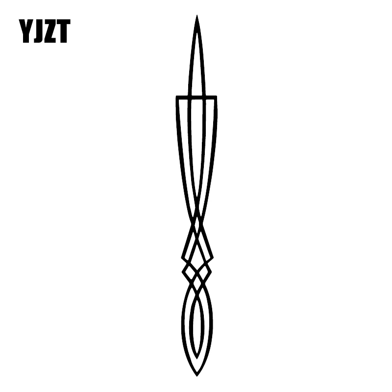 YJZT 2X17,8 см Pinstripe креативные виниловые наклейки модные двери окна декоративный автомобильный стикер C25-1358