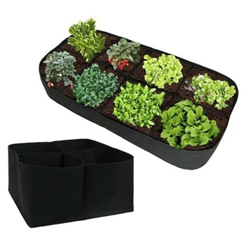 

1*Planting Bag Fabric Raised Plant Pocket Garden Bed Veg Flower Herb Succulent Grow Bag Outdoor 180cm/60cm