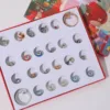 Behogar Cute Christmas Advent Countdown Calendar DIY 24 Days Charms Bracelet Beads Set Surprise Box for Girls Kids Xmas Gifts ► Photo 3/6