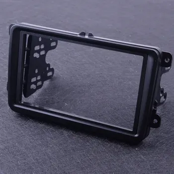 

CITALL Car Black 2 Din Radio Stereo Fascia Dash Frame Panel Fit For VW Passat Tiguan Touran Seat Leon Toledo Skoda Fabia Octavia