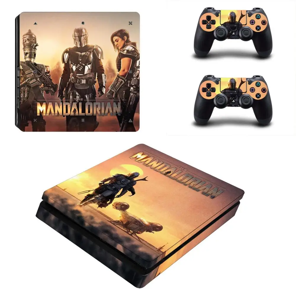 The Mandalorian PS4 Slim sticker s Play station 4 наклейки для кожи наклейки для playstation 4 PS4 Slim консоли и контроллера Skins - Цвет: YSP4S-3991