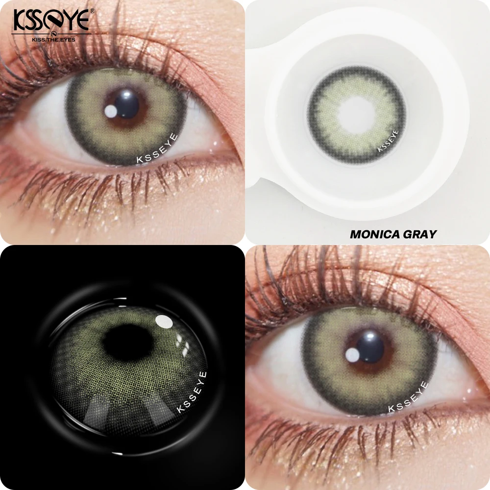 KSSEYE 1Order(2pcs) HYPERSIZE Black beautiful Color Contact lenses Soft Contact lens Beautiful Pupil Mix the pupil