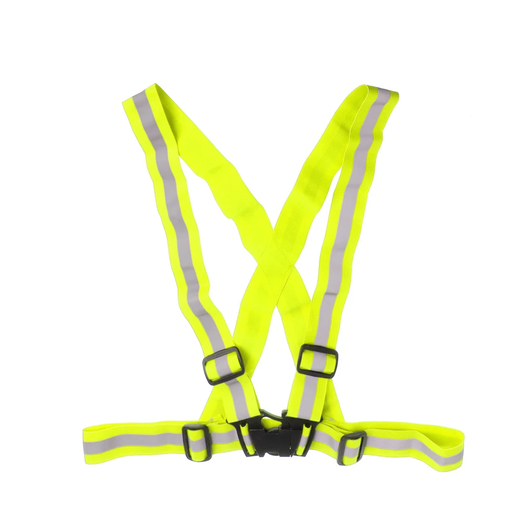 Sporting Goods Visibility Neon Vest Reflective Belt Safety ...