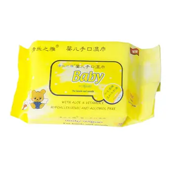 

30 Sheets Hand Cleansing Wet Wipes Alcohol-Free Disposable Sanitizing Tissue