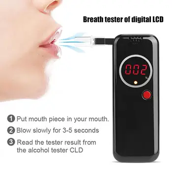 

Alcohol Tester Professional LCD Digital Breathalyzer Breath Analyzer Detector тестер на алкоголь 시거잭 온도계 alkohomierz