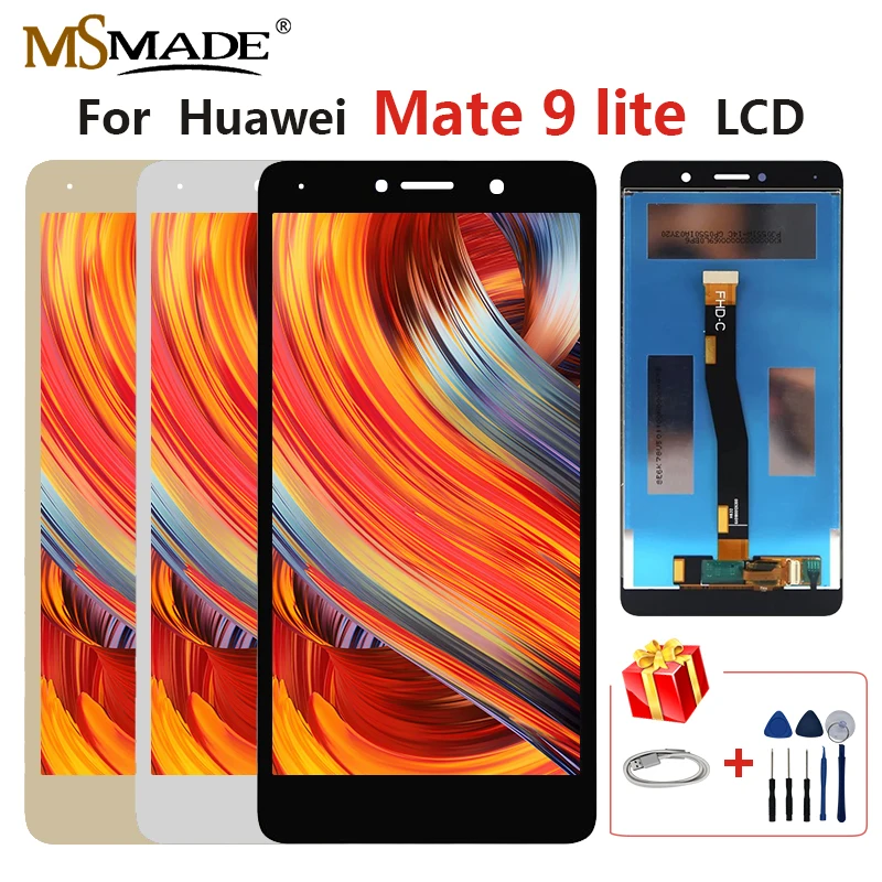 

Original LCD For Huawei Mate 9 Lite BLL-L23 LCD Touch Screen Display Digitizer Assembly Parts With Frame Free Shipping+Gift 5.5