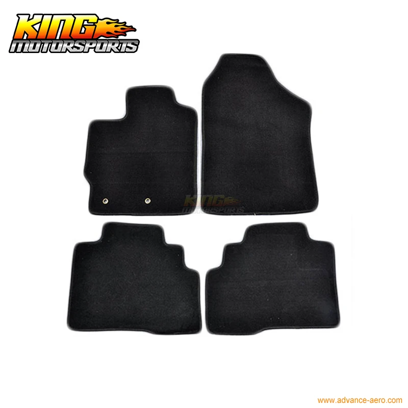Fit For 07 12 4dr Toyota Yaris Floor Mats Carpet Front Rear