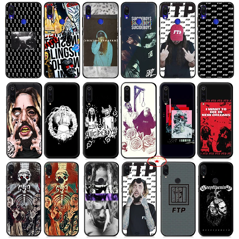 Suicide Boys FTP Soft Silicone Case for Xiaomi Redmi Note 8 7 6 5 Pro 4X 5A Cover |