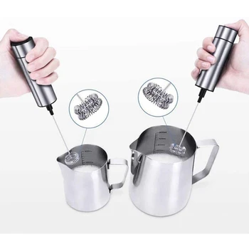 

Electric Milk Frother, Coffee Frother Electric Whisk for Coffee, Latte, Cappuccino, Hot Chocolate, Beating Eggs