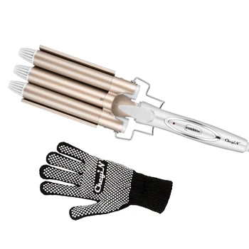 

Hair Curling Iron Ceramic Professional Triple Barrel Hair Curler Egg Roll Hair Styling Tools Hair Styler Wand Curler Irons
