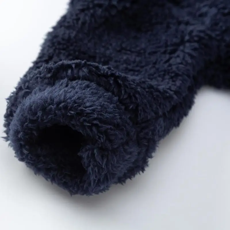Одежда для маленьких мальчиков Плюшевый комбинезон с длинными рукавами осенне-зимний детский костюм европейский и американский стиль круглый вырез
