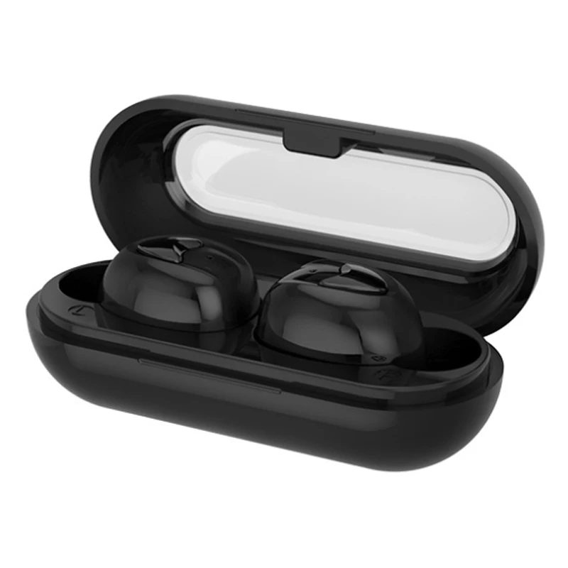 Mubebe маленькие и элегантные беспроводные наушники BlueTooth TWS прозрачная крышка