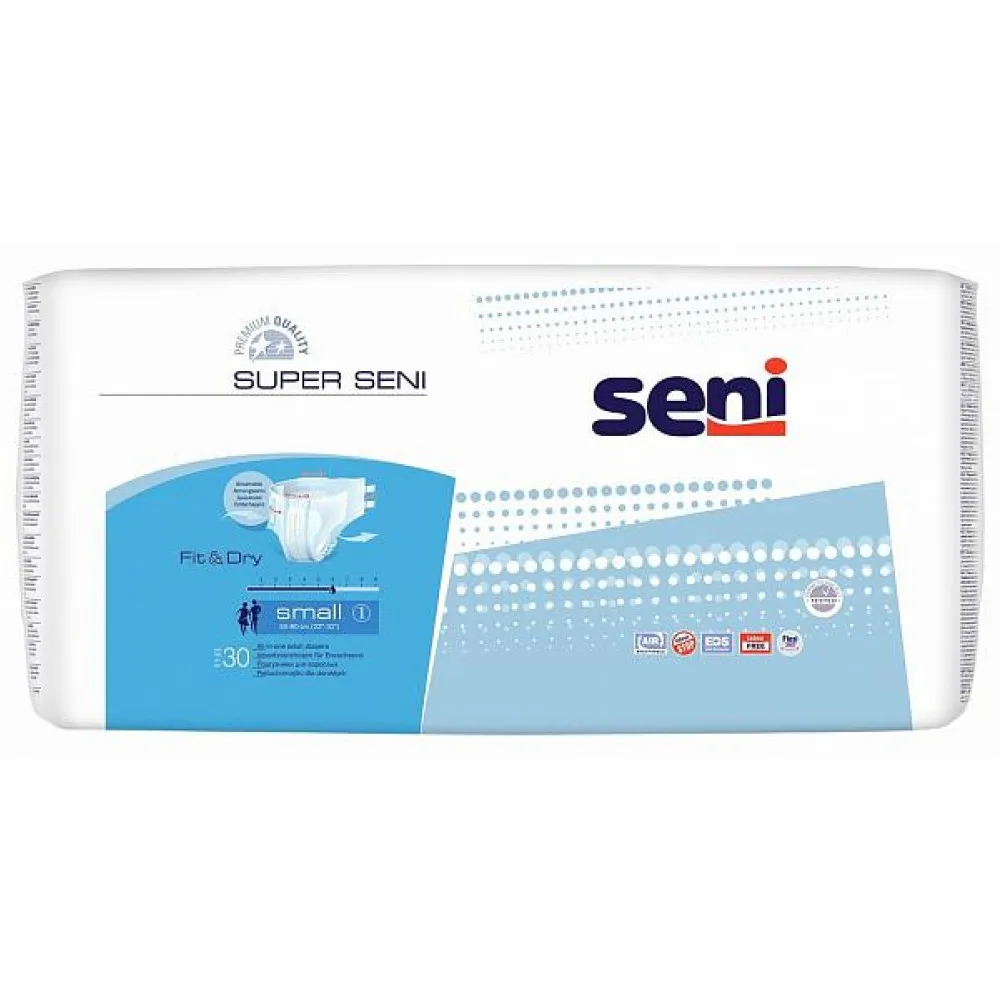 Подгузники Super Seni Air Small 1 размер 55-80см 30шт. | Красота и здоровье