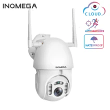 INQMEGA Открытый 1080P IP камера видеонаблюдения Водонепроницаемая камера WiFi беспроводной Автоматическое отслеживание PTZ скорость купольная камера