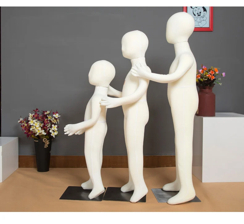 

New Style Flexible Soft Child Bendable Mannequin Movable Hand Child Model Customized Hot Sale